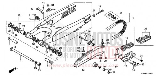 BRAS OSCILLANT CRF250RD de 2013